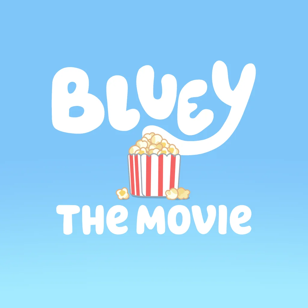 Bluey movie announcement artwork