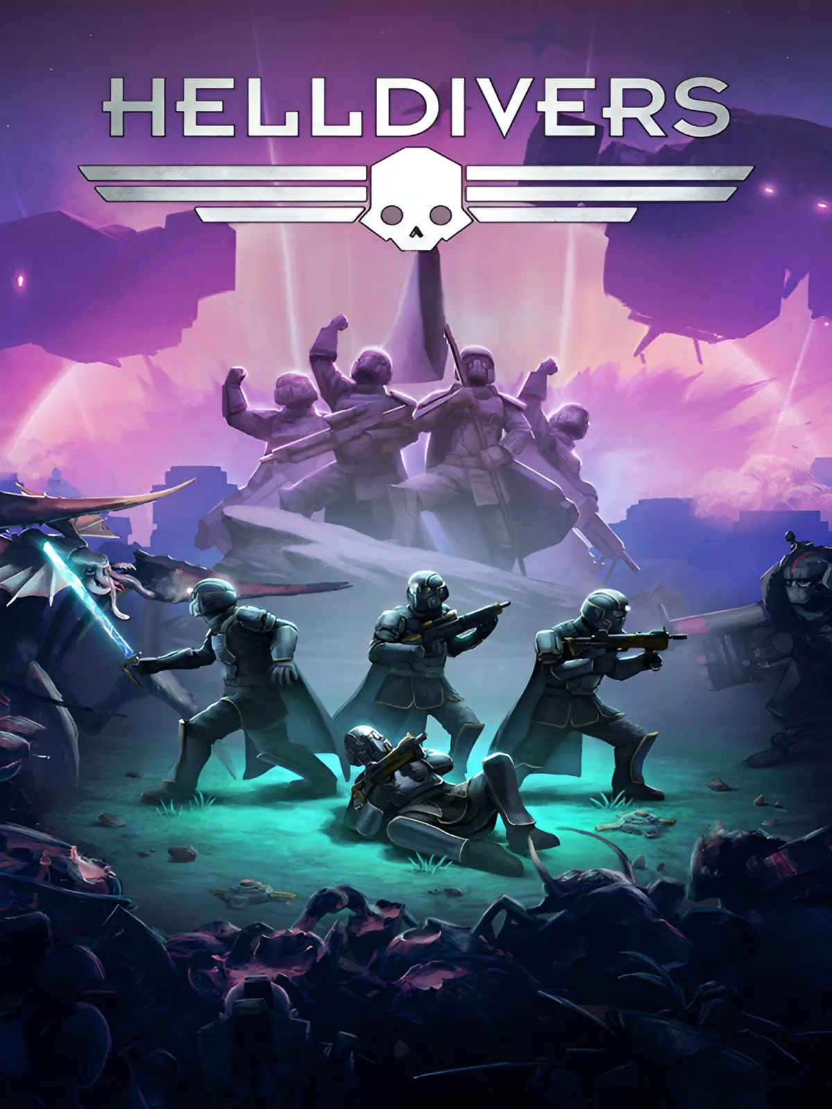 Helldivers movie poster artwork