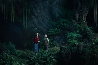 Digory and Polly in the Wood Between the Worlds in Narnia