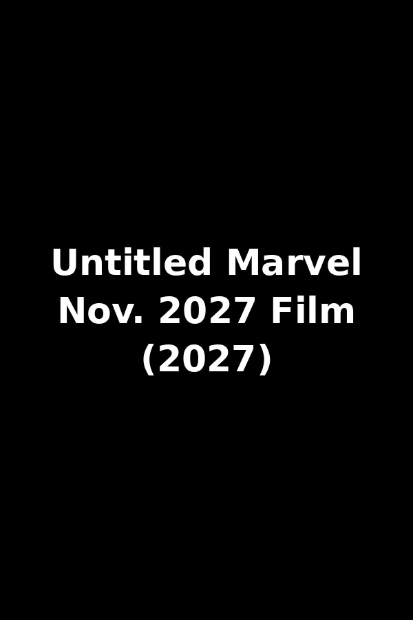 Untitled Marvel Nov. 2027 Film